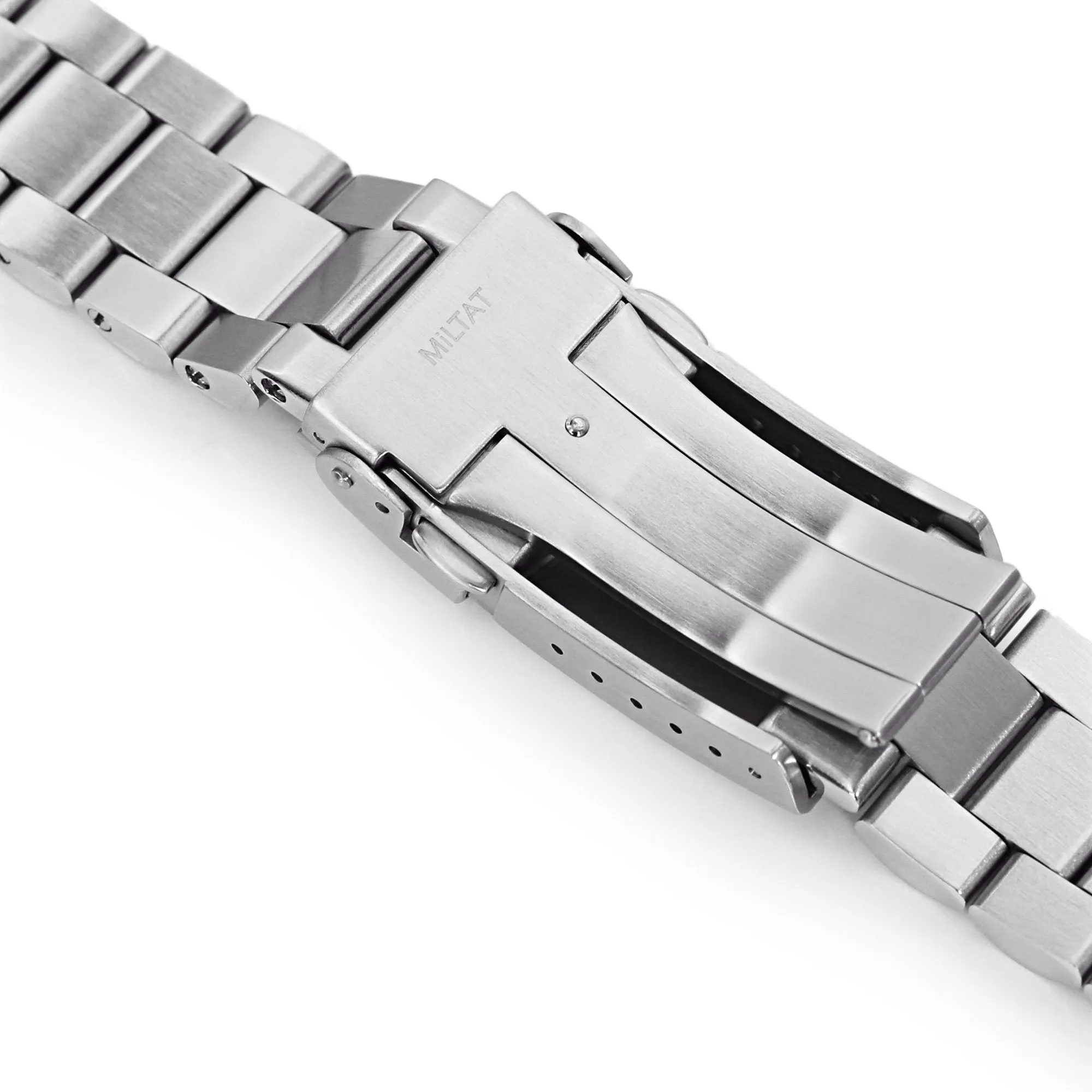 20mm Endmill compatible with Seiko SKX013 V-Clasp Brushed