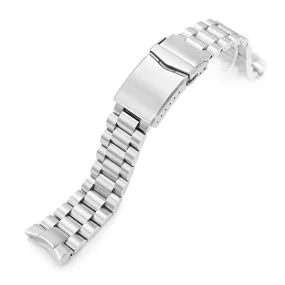 20mm Endmill compatible with Seiko SKX013 V-Clasp Brushed