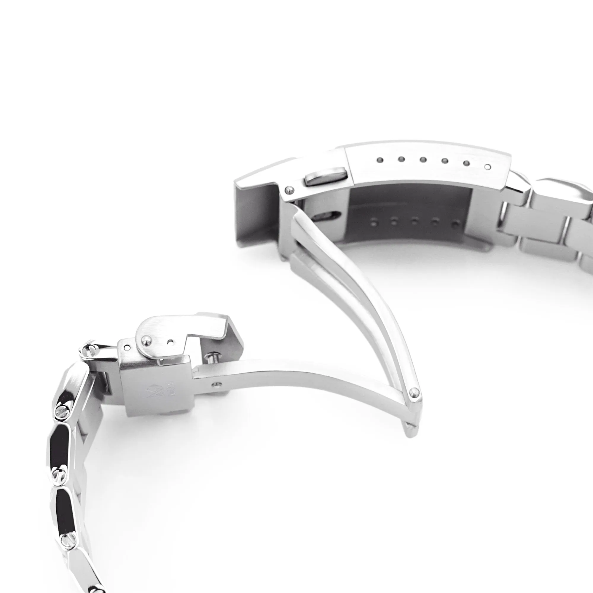 20mm Hexad III for Omega Seamaster 42mm V-Clasp Brushed