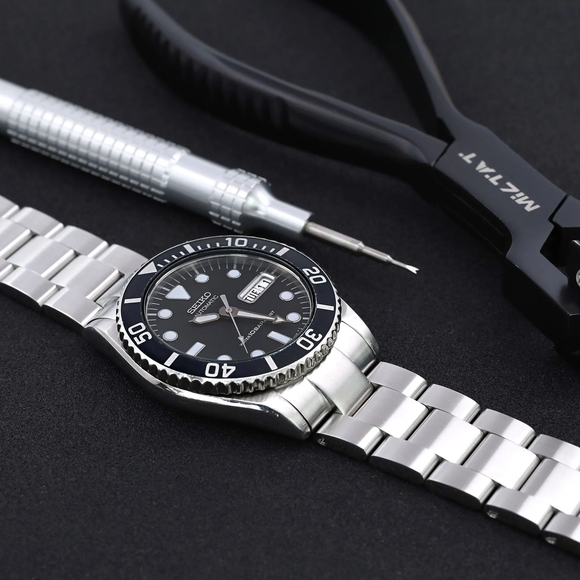 20mm Super-O Boyer compatible with Seiko SKX023, B