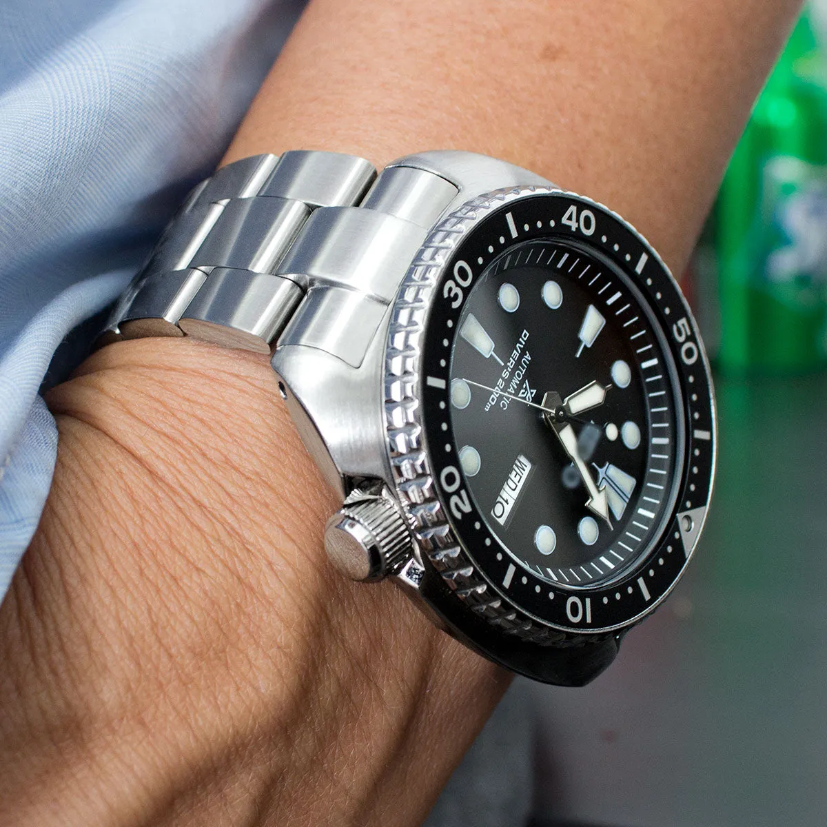 22mm Super-O Boyer compatible with Seiko SRP777, Wetsuit Ratchet B