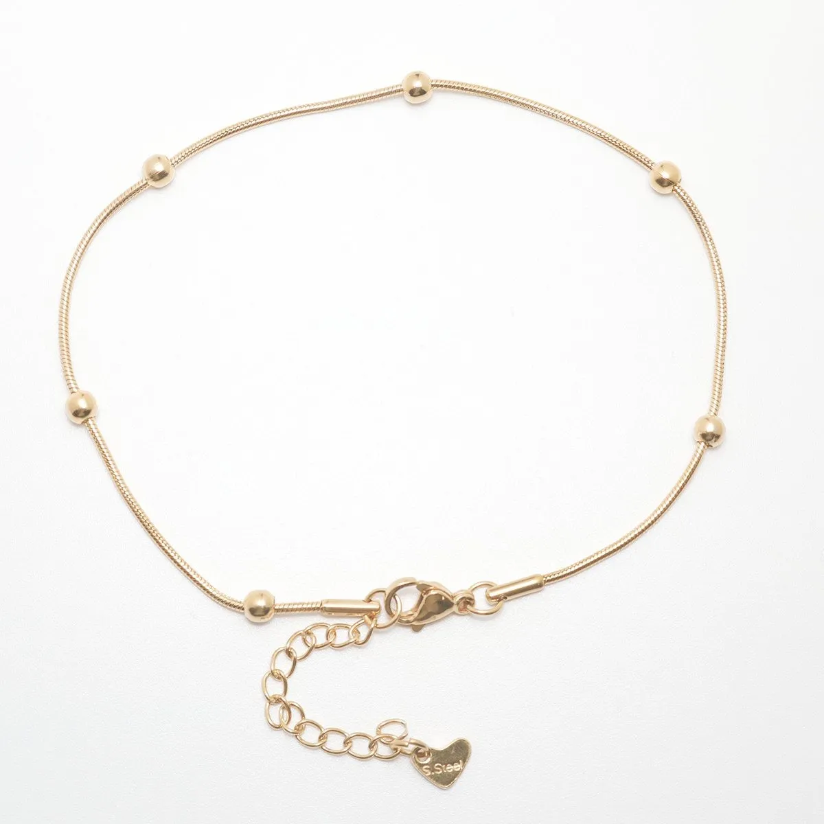 23.3cm Stainless Steel Anklet For Women