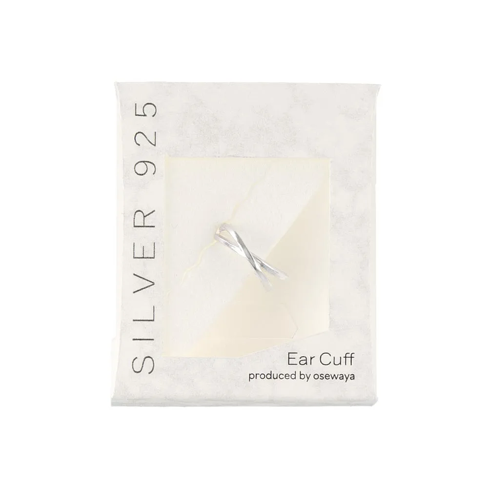 925 Silver Cross Ear Cuff