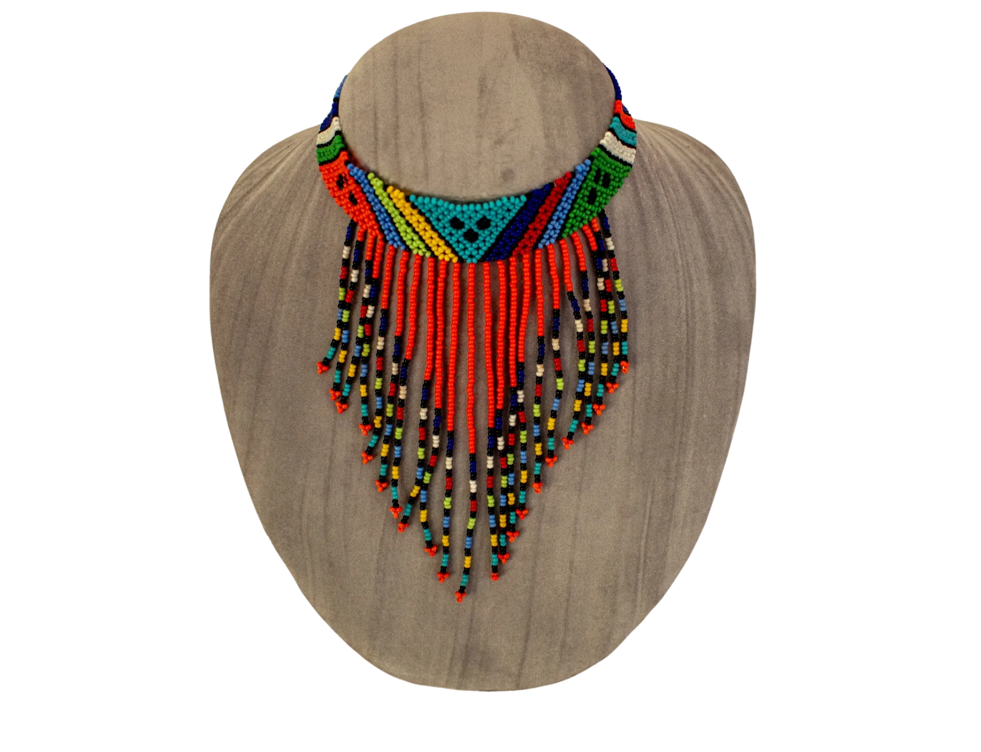African Beaded Choker Necklaces