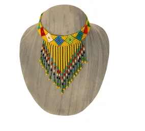 African Beaded Choker Necklaces