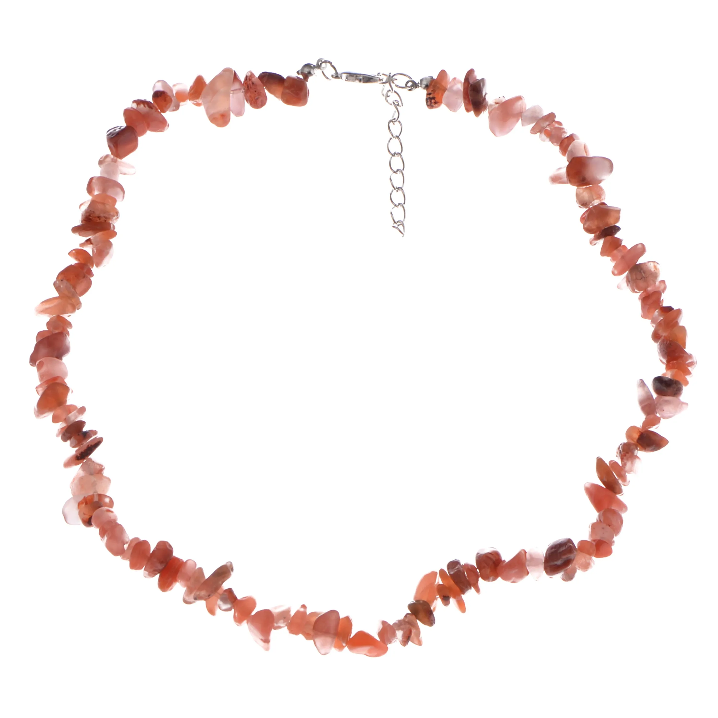 Alilang Natural Stone Irregular Gemstone Beaded Choker Necklace for Women Bohemian Crystal Jewelry