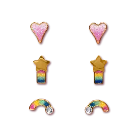 American Girl® x Stephanie Gottlieb Golden Glow Earring Set for 18-inch Dolls