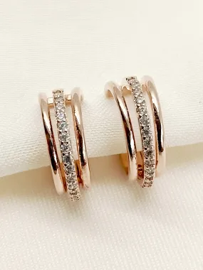 Asuee White American Diamond Earcuff