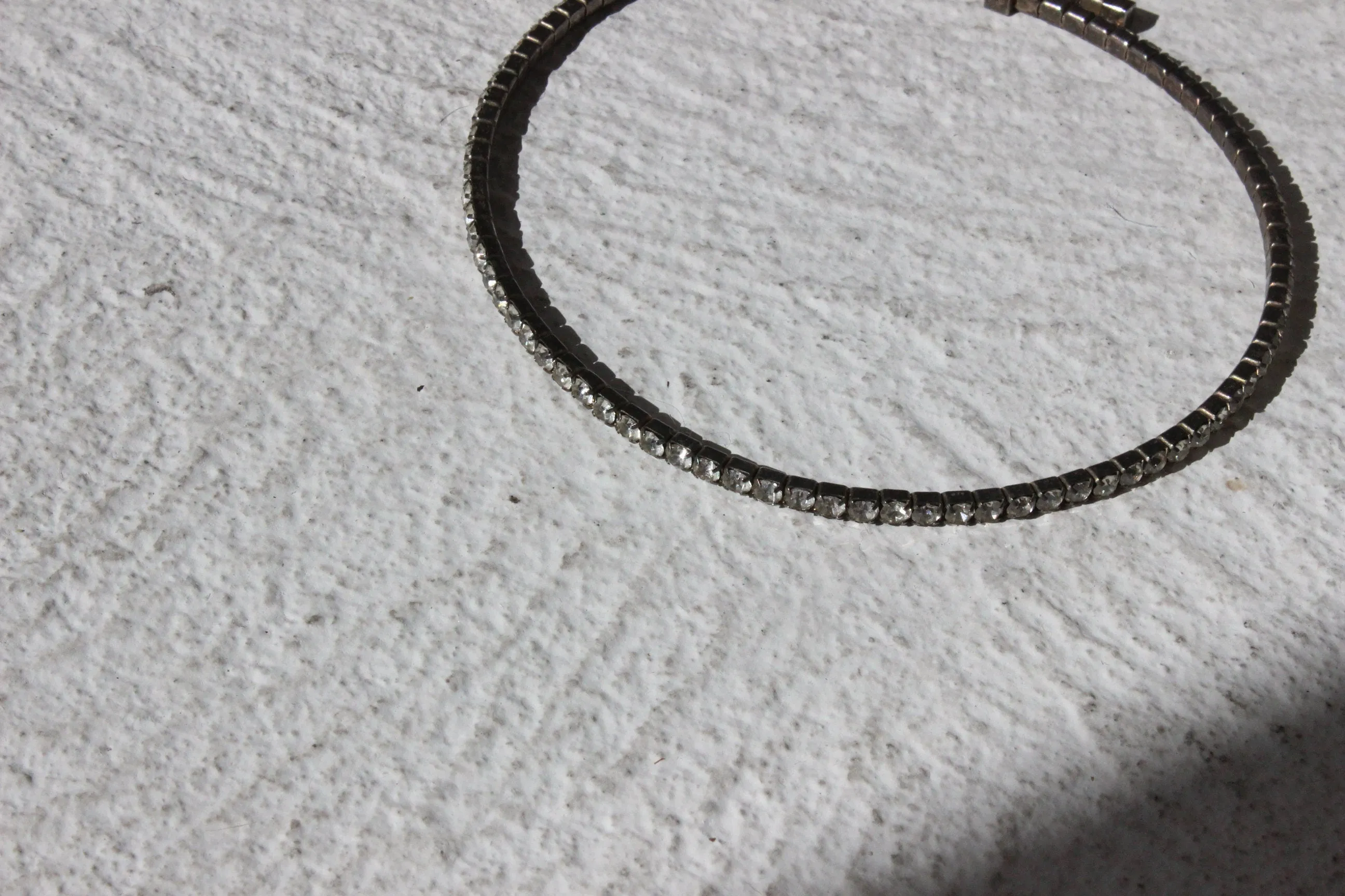 BALLETCORE 90s Silver Rhinestone Choker