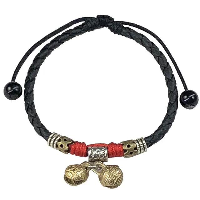 Bell Anklet Rope Handmade Ankle Bracelet Men