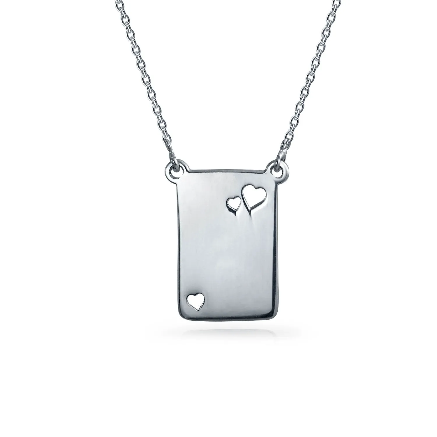 BFF Mother Daughter Heart Pendant Necklace in Sterling Silver with Quote