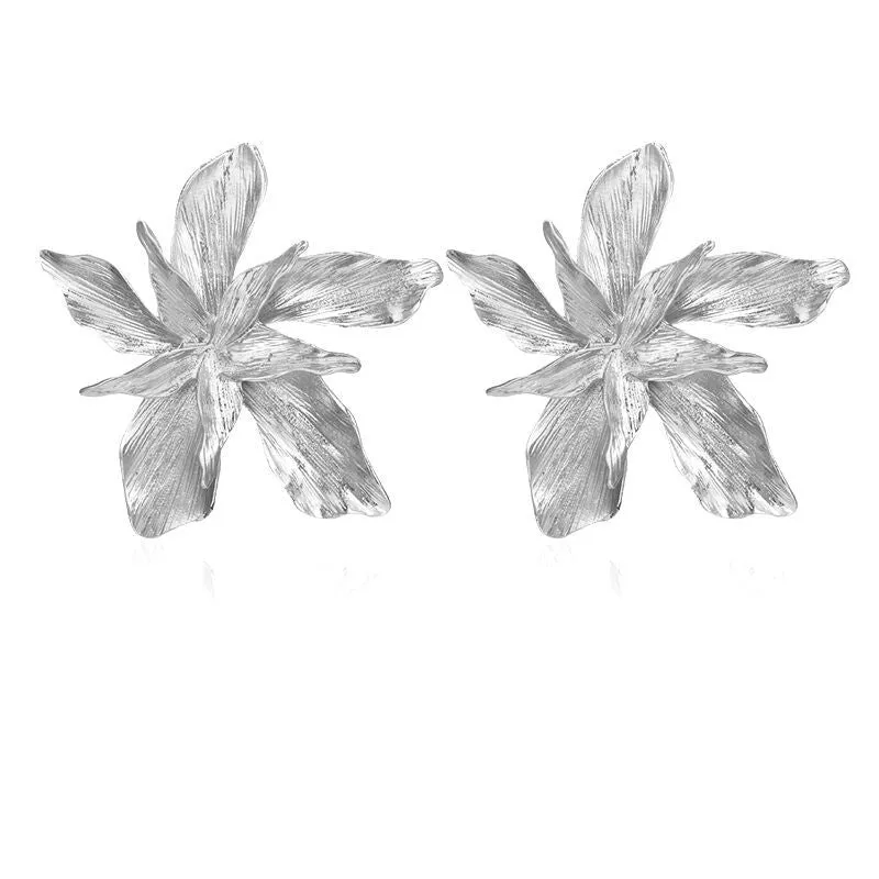 Big Flower Earrings