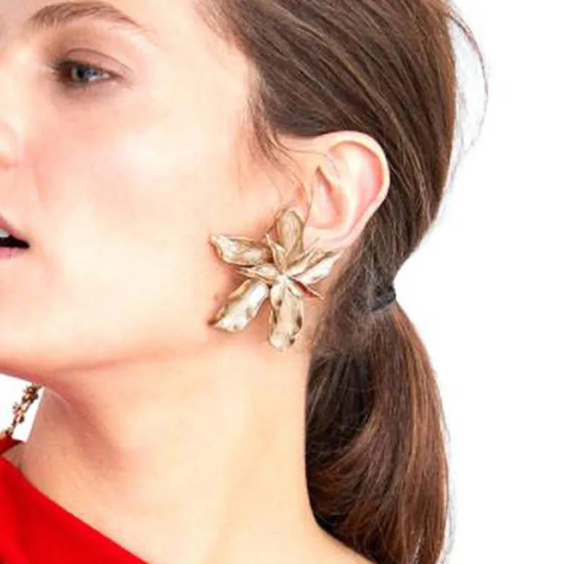 Big Flower Earrings