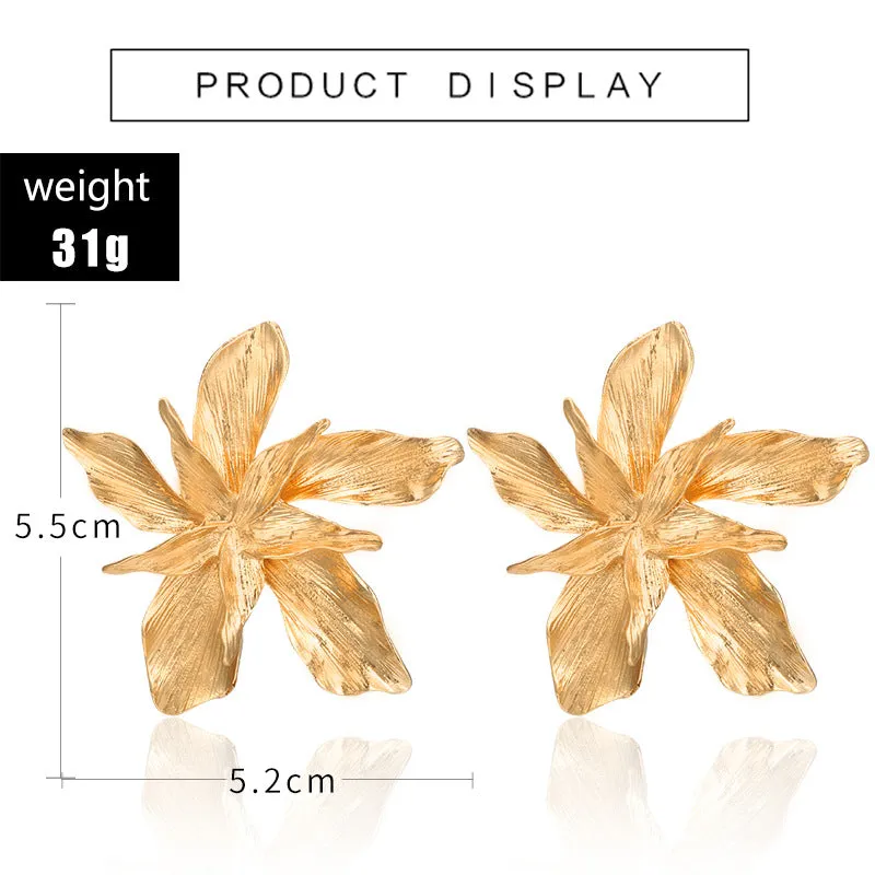 Big Flower Earrings