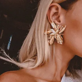 Big Flower Earrings