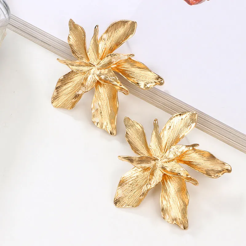 Big Flower Earrings