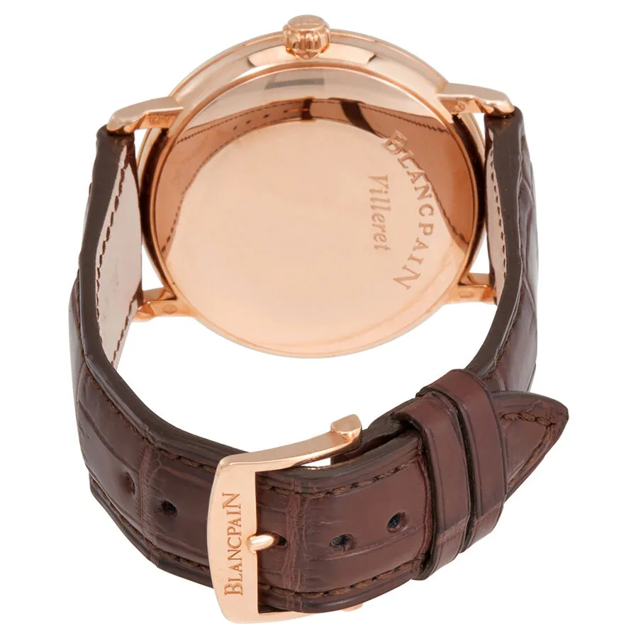 Blancpain Villeret Ultraplate Opaline Dial 18K Rose Gold Automatic Men's Watch 6223-3642-55A