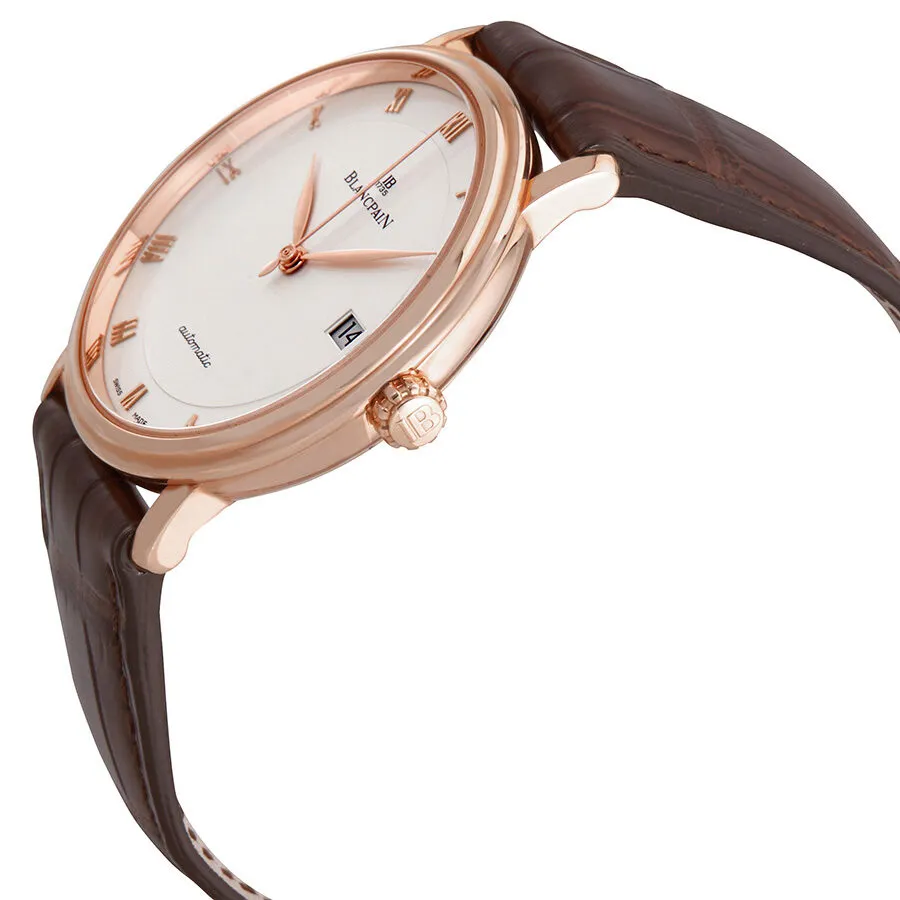 Blancpain Villeret Ultraplate Opaline Dial 18K Rose Gold Automatic Men's Watch 6223-3642-55A