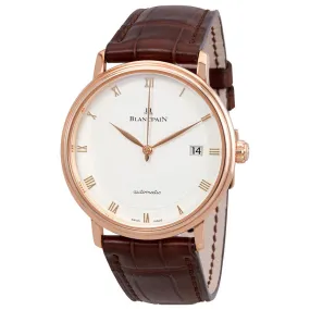Blancpain Villeret Ultraplate Opaline Dial 18K Rose Gold Automatic Men's Watch 6223-3642-55A