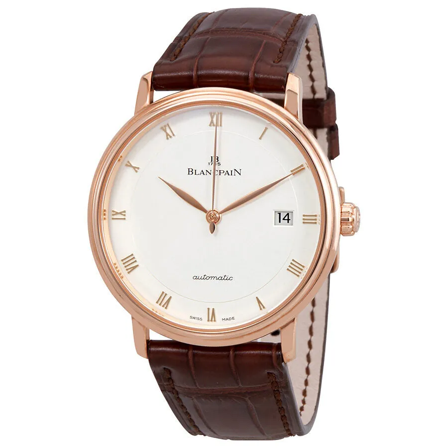 Blancpain Villeret Ultraplate Opaline Dial 18K Rose Gold Automatic Men's Watch 6223-3642-55A