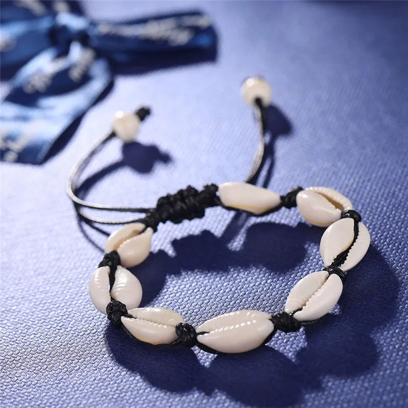 Bohemian Shell Anklets for Women Summer Beach Barefoot Bracelet Ankle