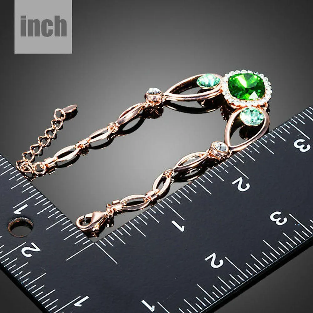 Bold Green Stone Designer Bracelet