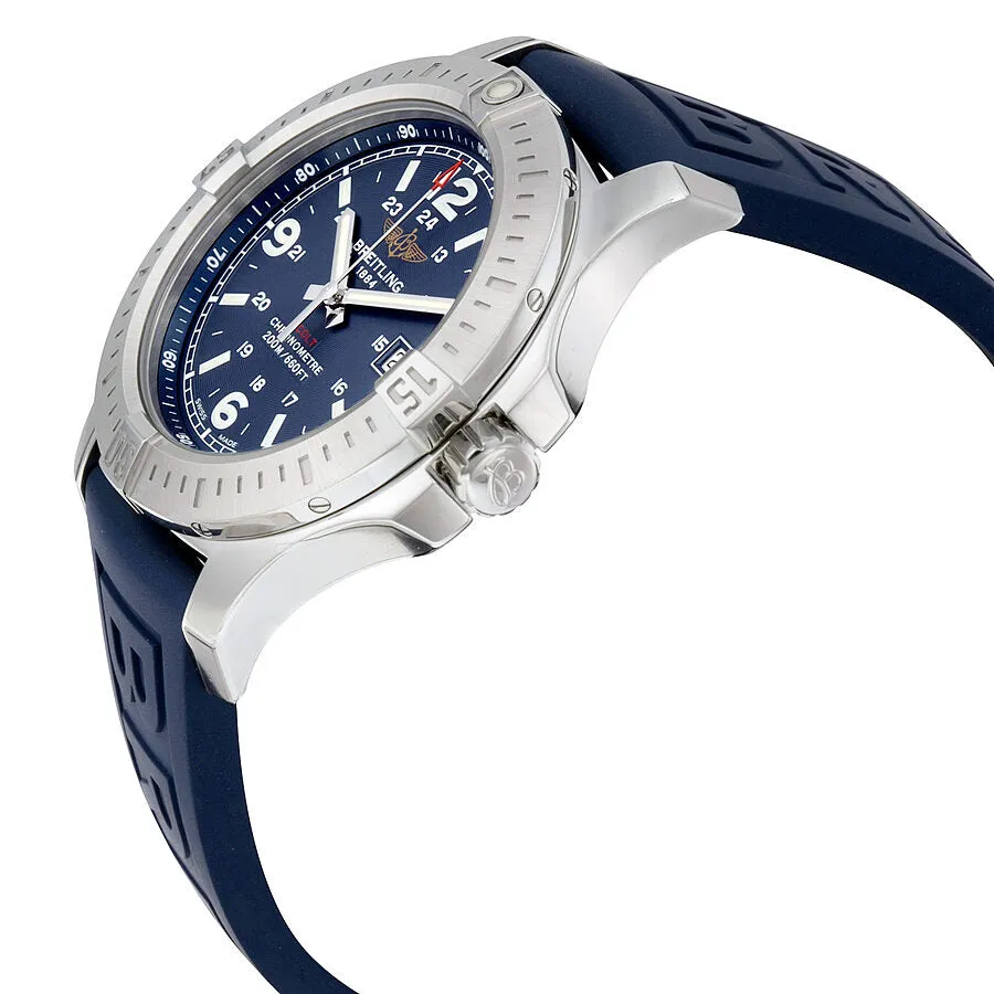 Breitling Colt Blue Dial Blue Rubber Men's Watch A7438811-C907BLPT3 A7438811-C907-158S-A20S.1