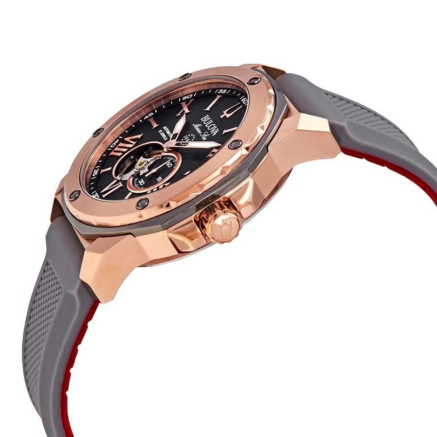 Bulova Marine Star Automatic Grey Dial Men's Watch 98A228