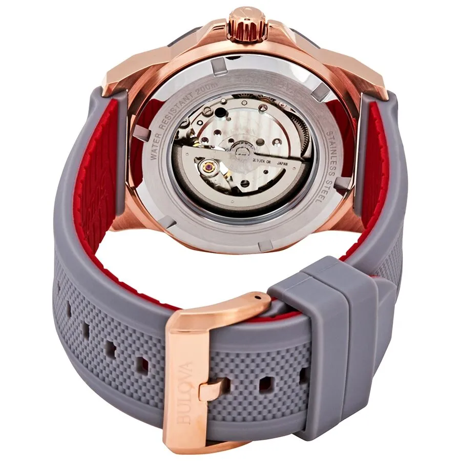 Bulova Marine Star Automatic Grey Dial Men's Watch 98A228