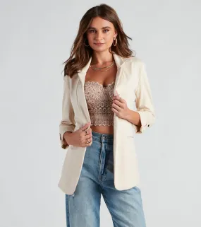 Business As Usual Ponte Blazer