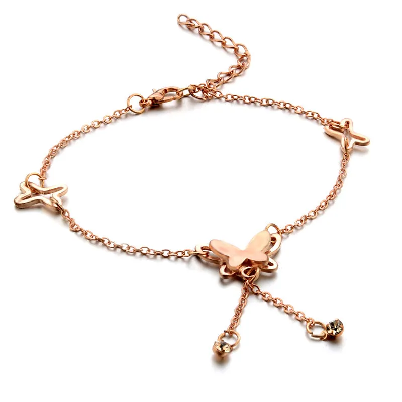 Butterfly Pendant Anklets Foot Chain