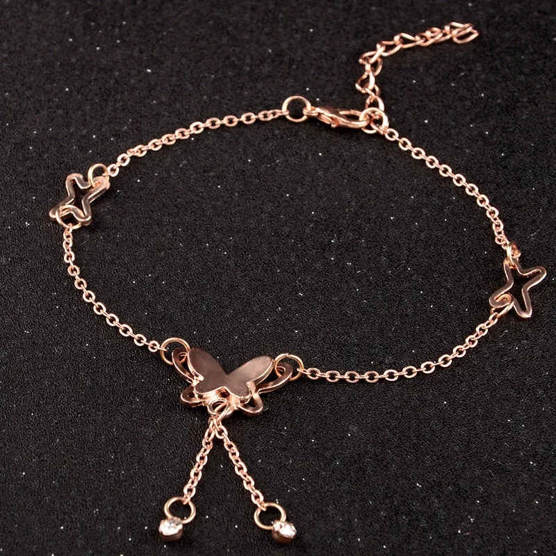 Butterfly Pendant Anklets Foot Chain