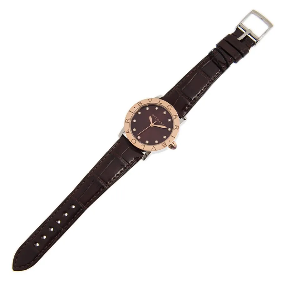 Bvlgari Automatic Diamond Red Dial Watch BBL33C11SPGLC1112