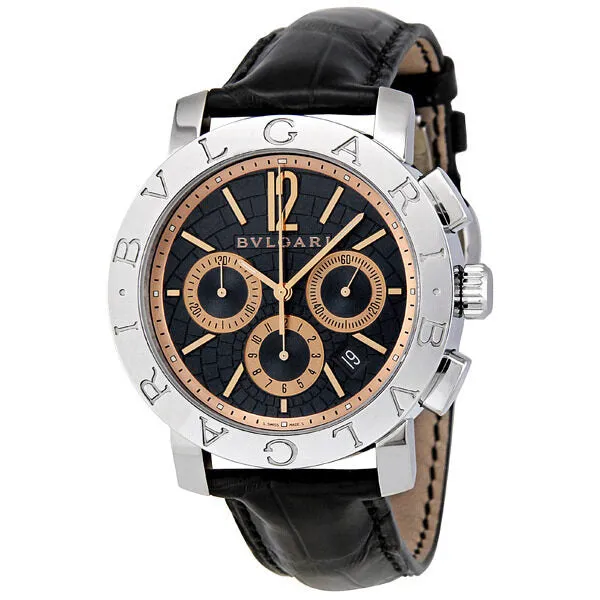 Bvlgari Blue Dial Chronograph Automatic Men's Watch BB42C3SLDCH