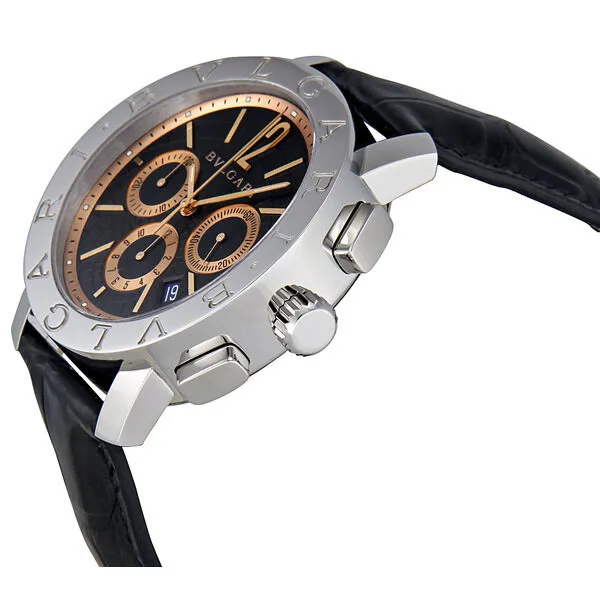 Bvlgari Blue Dial Chronograph Automatic Men's Watch BB42C3SLDCH