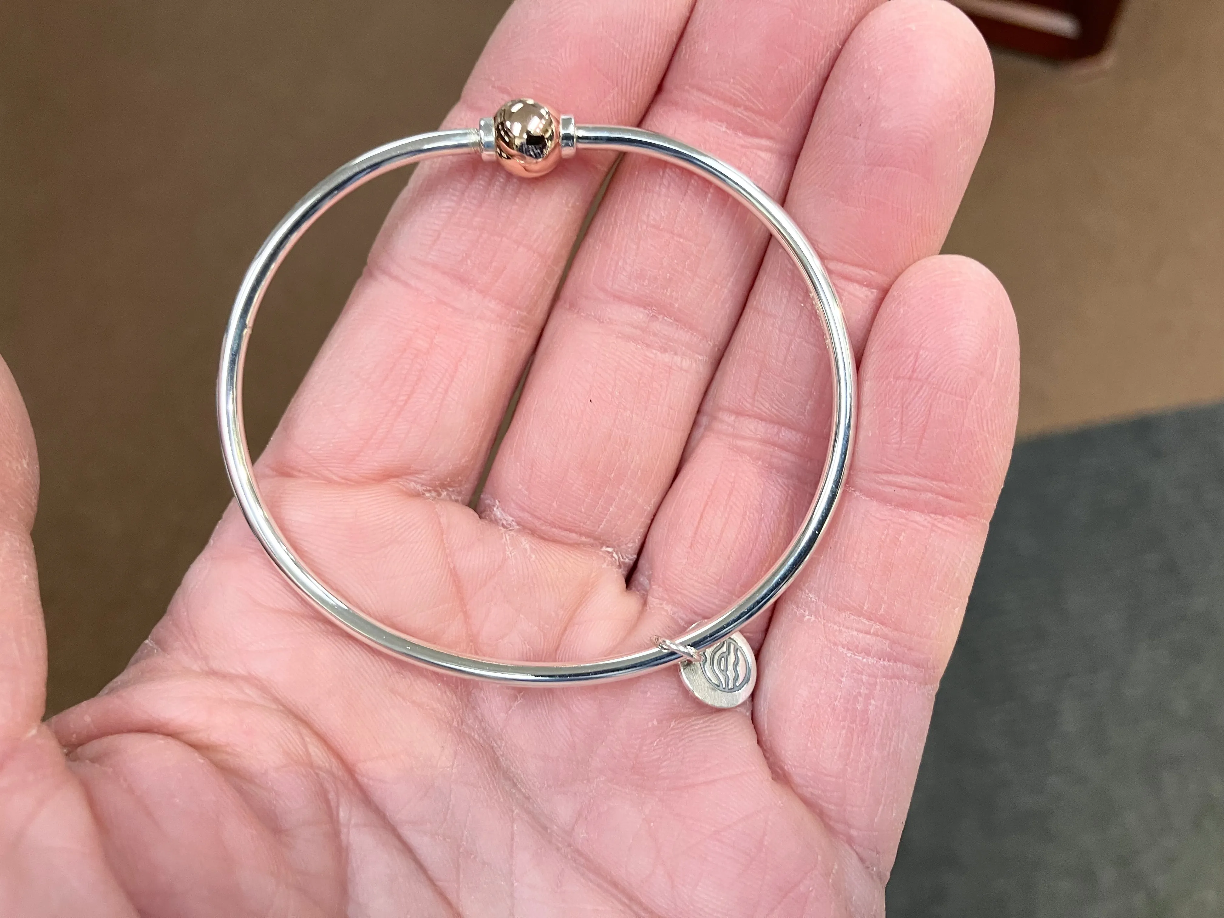 Cape Cod Rose Gold And Silver Bracelet