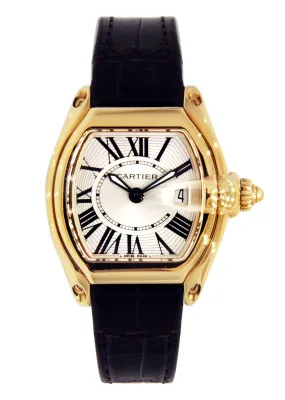 Cartier Roadster Watch For Women | 18K Yellow Gold | 31 Mm