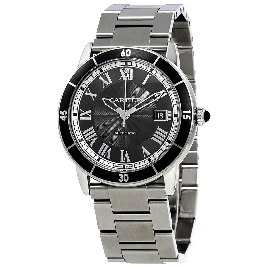 Cartier Ronde Croisiere Automatic Grey Dial Men's Watch WSRN0011