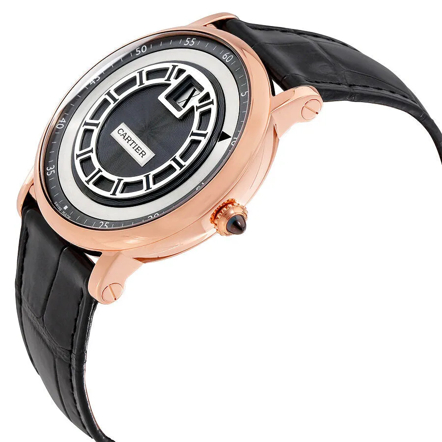 Cartier Rotonde de Cartier Jumping Hours Manual Wind 18 kt Rose Gold Men's Watch W1553751