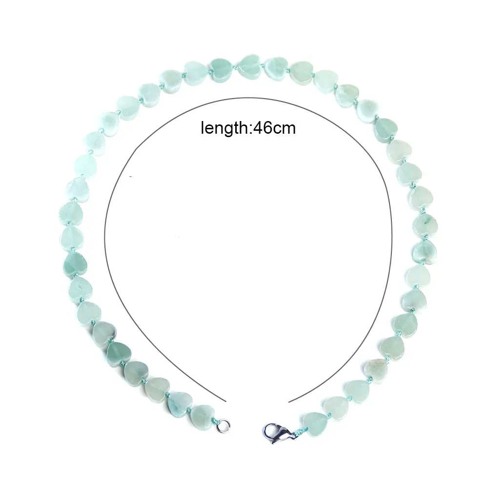Chokers Necklace for Women,Heart shaped necklace