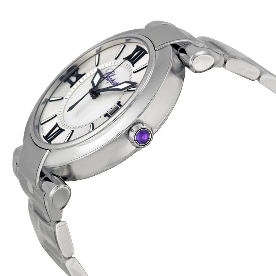 Chopard Imperiale Silver Mother of Pearl Dial Stainless Steel Men's Watch 388531-3011