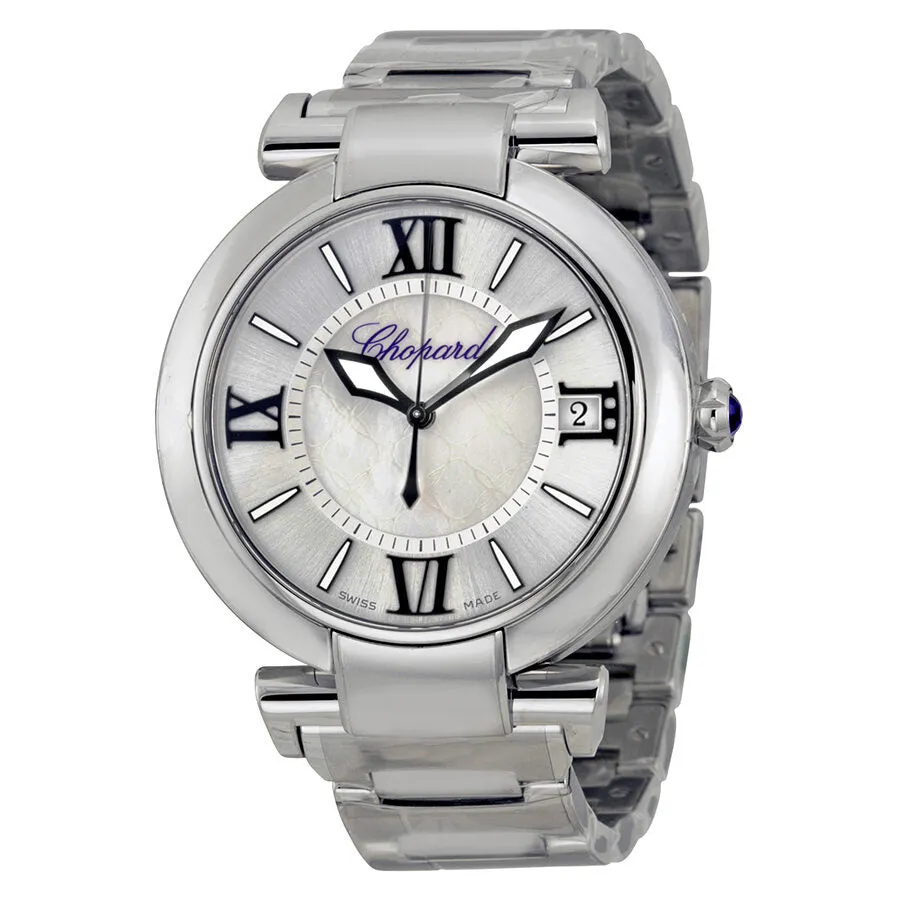 Chopard Imperiale Silver Mother of Pearl Dial Stainless Steel Men's Watch 388531-3011