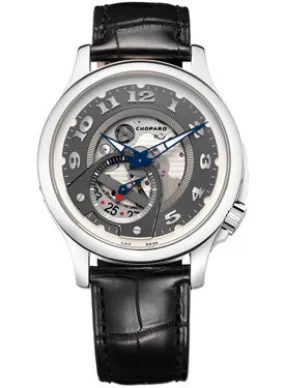 Chopard L.U.C Tech Twist Automatic Open-worked 18 kt White Gold Men's Watch 161888-1002