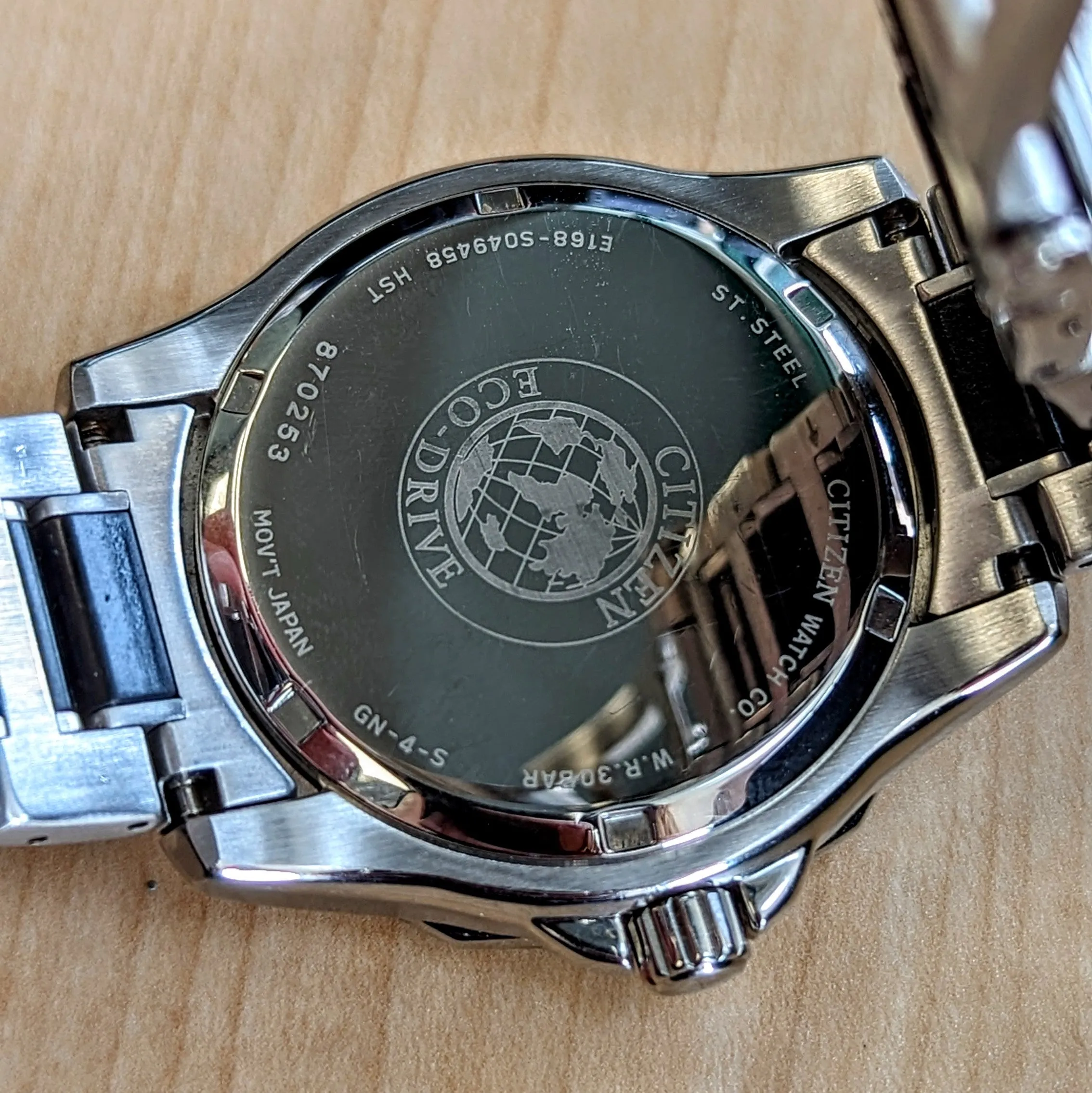 CITIZEN Eco-Drive Infusion Watch Ref. BN0030-71E Date Indicator WR 300 Diver Wristwatch