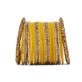 Classic Bangle Set in Yellow