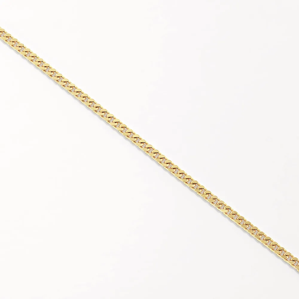 Classic Curb Chain Bracelet in Gold