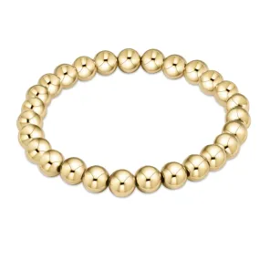Classic Gold 7Mm Bead Bracelet Bclg7
