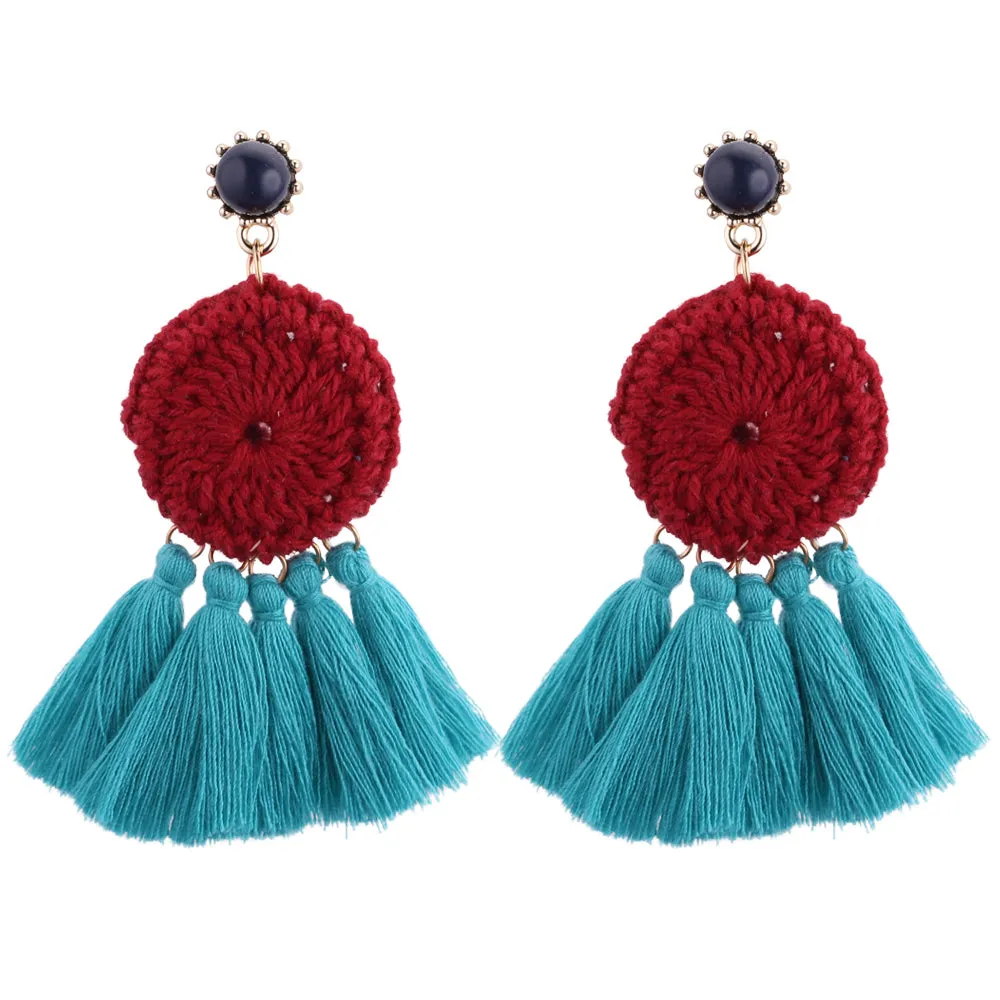 Colorful Tassel Earrings