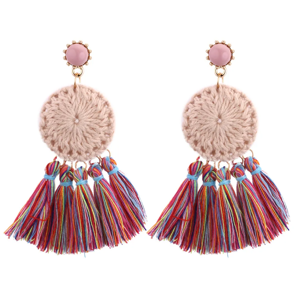 Colorful Tassel Earrings