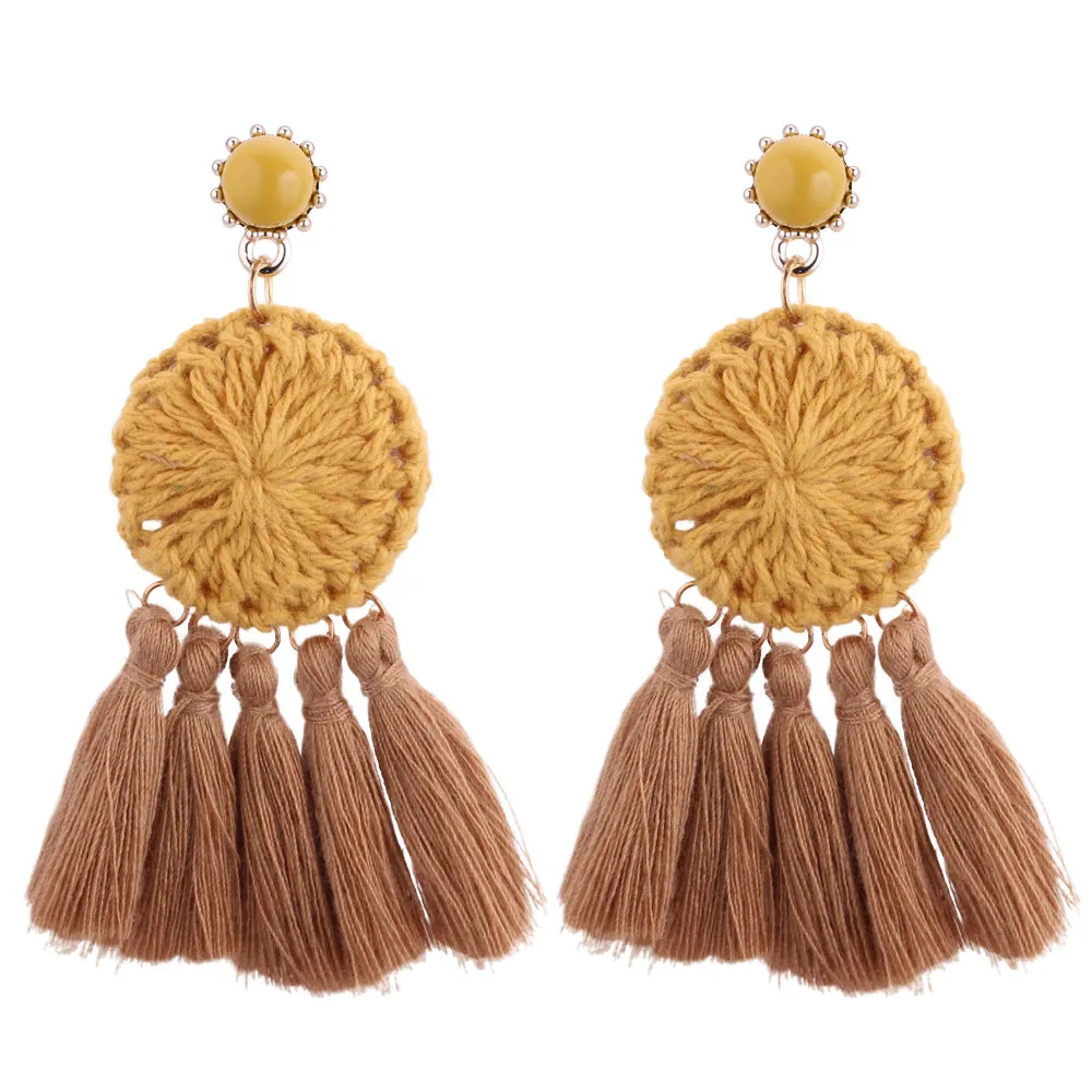 Colorful Tassel Earrings
